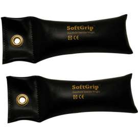 CanDo SoftGrip Hand Weight, 3 lb., Black, 1 Pair