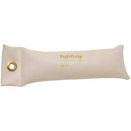 CanDo SoftGrip Hand Weight, 4 lb., Silver