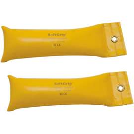 CanDo SoftGrip Hand Weight, 7 lb., Yellow, 1 Pair