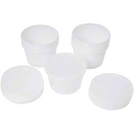 Containers and Lids For 1 Pound Putty, 10/Case