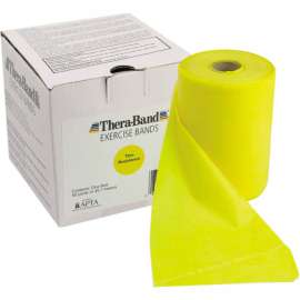 Thera-Band Latex Exercise Band, Yellow, 50 Yard Roll/Box