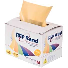 REP Band Latex Free Exercise Band, Peach, 6 Yard Roll/Box