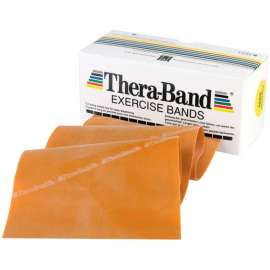 Thera-Band Latex Exercise Band, Gold, 6 Yard Roll/Box