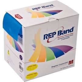 REP Band Latex Free Exercise Band, Blueberry, 50 Yard Roll/Box