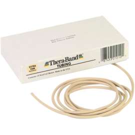 Thera-Band Latex Exercise Tubing, Tan, 25' Roll/Box