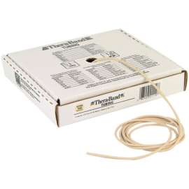 Thera-Band Latex Exercise Tubing, Tan, 100' Roll/Box