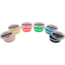 TheraPutty Exercise Putty Set (6 Pieces), 4 Ounce (Tan, Yellow, Red, Green, Blue, Black)