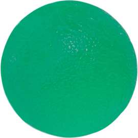 CanDo Gel Hand Exercise Ball, Small Circular, Green, Medium