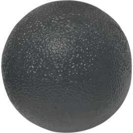 CanDo Gel Hand Exercise Ball, Small Circular, Black, X-Firm