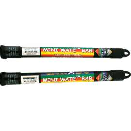 CanDo Mini WaTE Exercise Weight Bar, 3 lb., Black, 2 Each