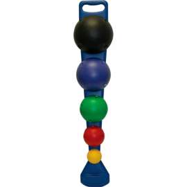 CanDo MVP Balance System, 5-Ball Set with Wall Rack