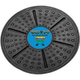 CanDo Economy Balance Board, 14" x 14" x 2", Black