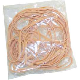 CanDo Rubber Band Hand Exerciser, Additional Latex Free Bands Only, Tan, 25/Pack