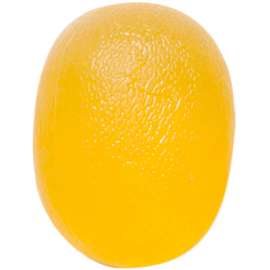 CanDo Gel Hand Exercise Ball, Large Cylindrical, Yellow, X-Soft