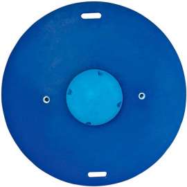 CanDo 16" Circular Wobble/Rocker Board, 2.5"H, Blue