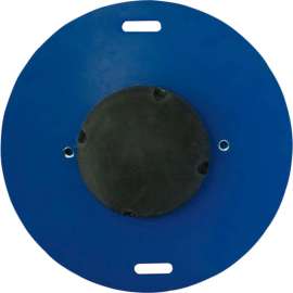 CanDo 16" Circular Wobble/Rocker Board, 3"H, Black