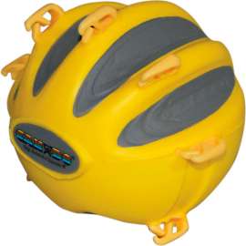 CanDo Digi-Extend n' Squeeze Exerciser, X-Light, Yellow, Small