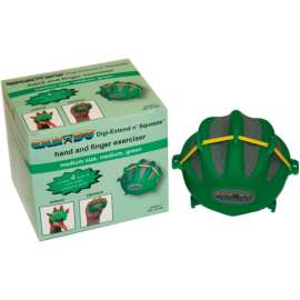 CanDo Digi-Extend n' Squeeze Exerciser, Moderate, Green, Large