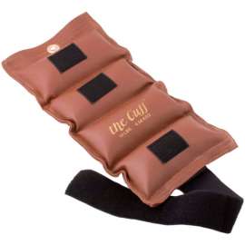 Cuff Deluxe Wrist and Ankle Weight, 10 lb., Brown