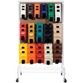 Cuff Deluxe Wrist and Ankle Weight with Mobile Rack, 32 Piece Set