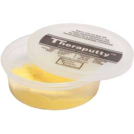 TheraPutty Plus Antimicrobial Exercise Putty, Yellow, 6 Ounce, X-Soft