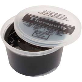 TheraPutty Plus Antimicrobial Exercise Putty, Black, 1 Pound, X-Firm