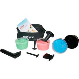 Puttycise TheraPutty Set, 5 Tools, 4 x 1 lb. Putties, Hard (Red, Green, Blue, Black)