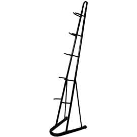 CanDo Plyometric Ball Rack, Vertical, 5-Ball Capacity, 12"L x 12"W x 58"H