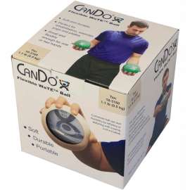 CanDo WaTE Hand-held Weighted Ball, Tan, 0.5 kg/1.1 lb.