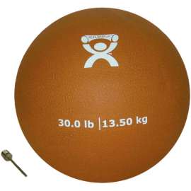 CanDo Soft Pliable Medicine Ball, 30 lb., 9" Diameter, Gold