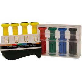 Digi-Flex Multi Hand Exerciser, Progressive Starter Pack, Yellow & 4 Additional Buttons