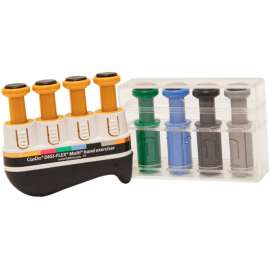 Digi-Flex Multi Hand Exerciser, Progressive Starter Pack, Gold & 4 Additional Buttons