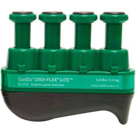 CanDo Digi-Flex LITE Hand Exerciser, Green, Moderate