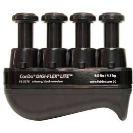 CanDo Digi-Flex LITE Hand Exerciser, Black, X-Heavy