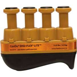 CanDo Digi-Flex LITE Hand Exerciser, Gold, XXX-Heavy