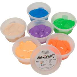Val-u-Putty Exercise Putty, 3 Ounce, Set of 6 (6 Colors)