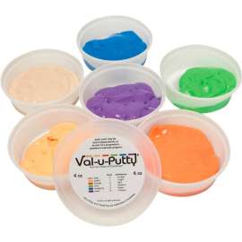 Val-u-Putty Exercise Putty, 4 Ounce, Set of 6 (6 Colors)