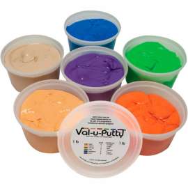 Val-u-Putty Exercise Putty, 1 Pound, Set of 6 (6 Colors)