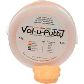 Val-u-Putty Exercise Putty, Peach, X-Soft, 5 Pound