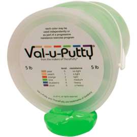 Val-u-Putty Exercise Putty, Lime, Medium, 5 Pound