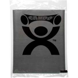 CanDo Low Powder Pre-Cut Exercise Band, Black, 48"L Strip, 1/Pack