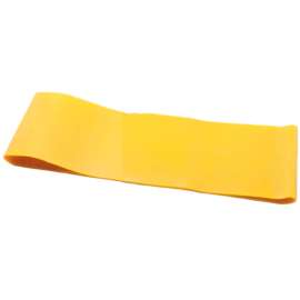 CanDo Exercise Band Loop, 10" Long, Yellow, 10/PK