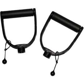 CanDo Hold-Rite Foam Padded Handles For Exercise Band/Tubing, 1 Pair