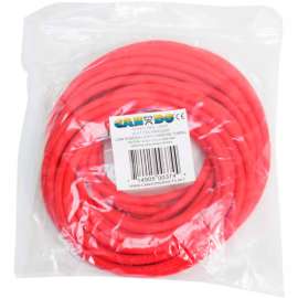 CanDo Low Powder Exercise Tubing, Red, 25'/Bag