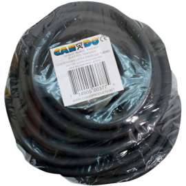 CanDo Low Powder Exercise Tubing, Black, 25'/Bag