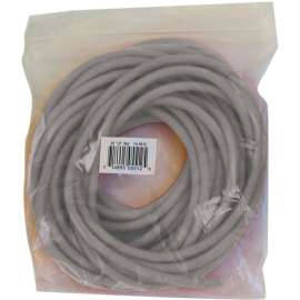 CanDo Low Powder Exercise Tubing, Silver, 25'/Bag