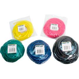 CanDo Low Powder Exercise Tubing, 25'/Bag, 5 Color Set