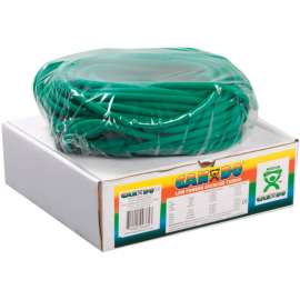 CanDo Low Powder Exercise Tubing, Green, 100' Roll/Box