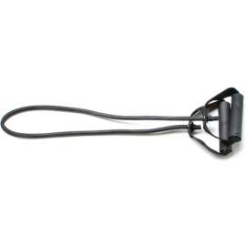 CanDo Exercise Tubing with Handles, Black, 36"