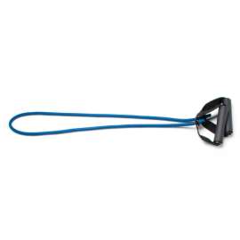 CanDo Exercise Tubing with Handles, Blue, 48"